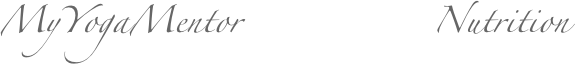 MyYogaMentor                Nutrition